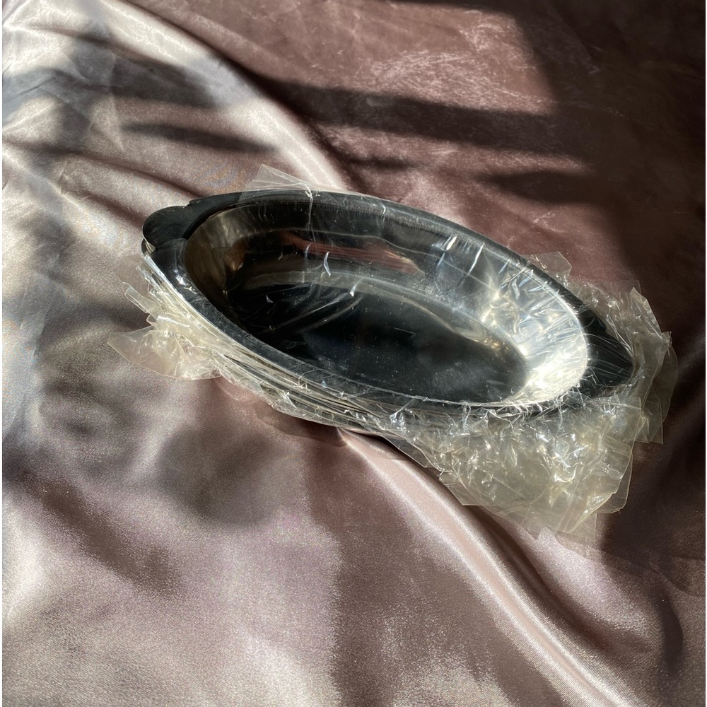 Set of 9 metal serving platters